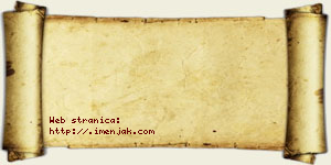 Jana Šućević vizit kartica